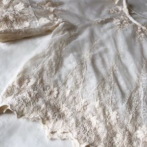 Sheer Lace L.A. Hearts Crop top